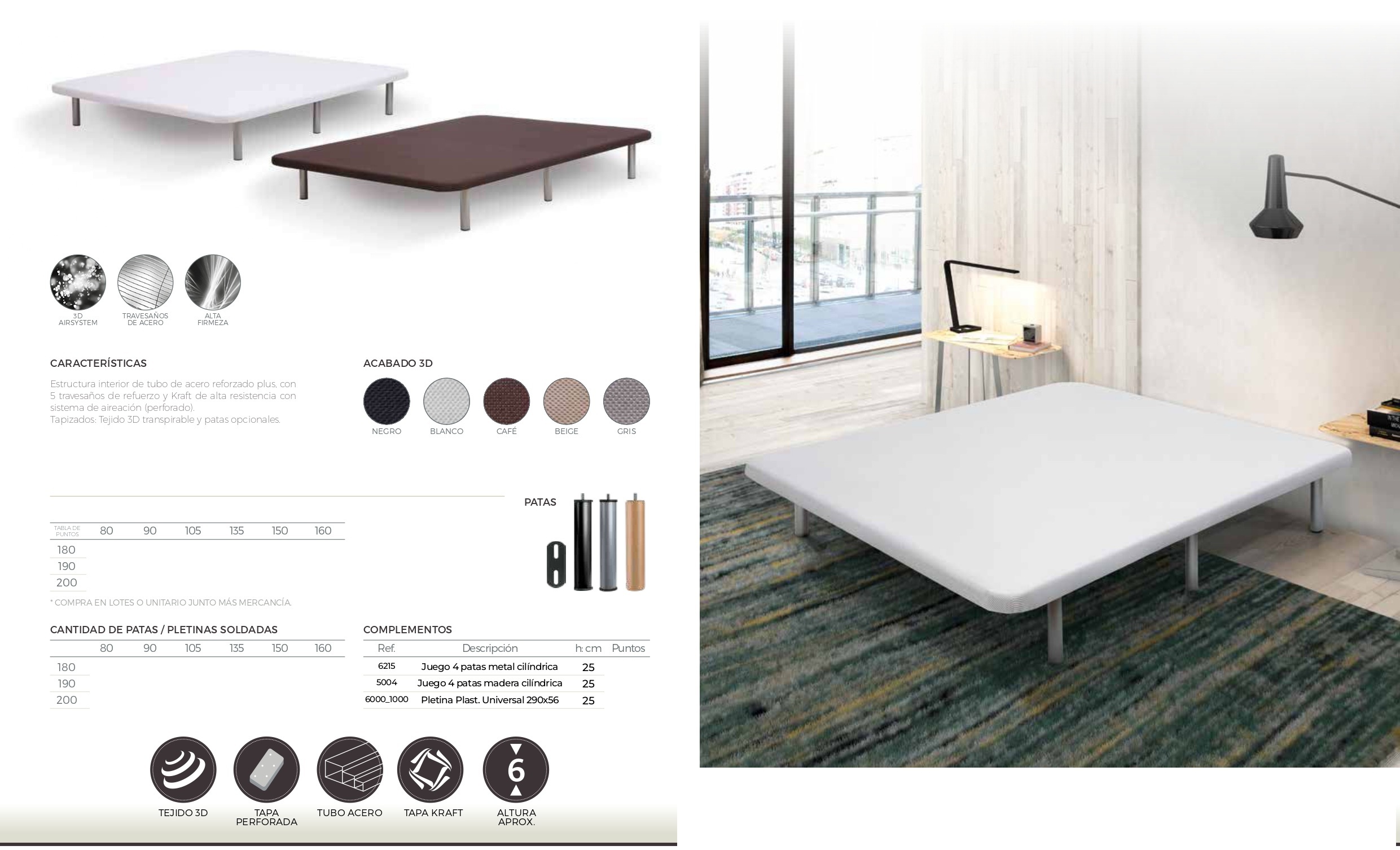 1524-0324 Base tapizada